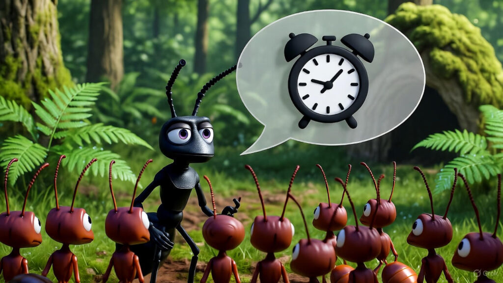The Ant Boss's Morning Rally