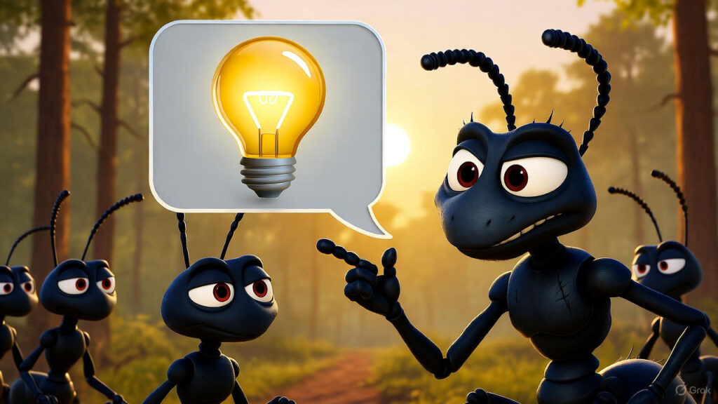 The Ant Boss's Evening Lesson