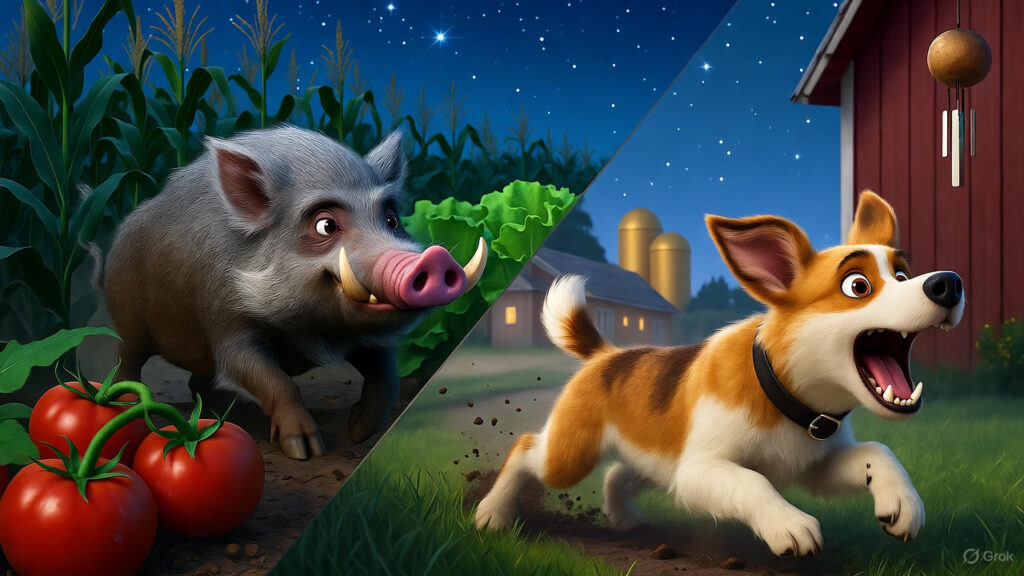 Midnight Intruders in the Fields