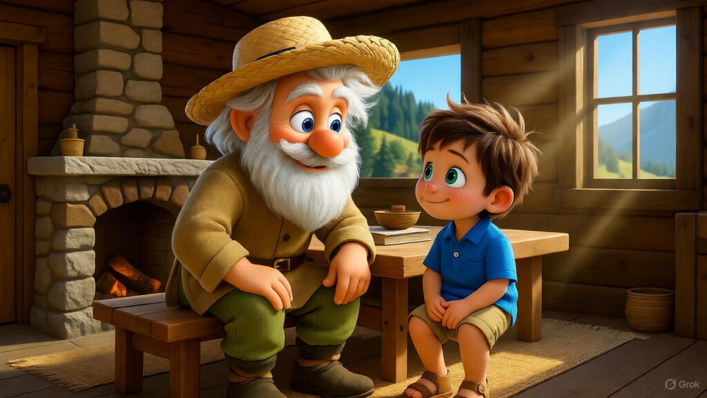 Grandpa and Grandson Together