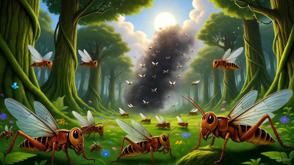 The Locust Storm Descends