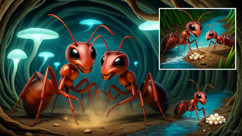  The Ants' Underground Strategy