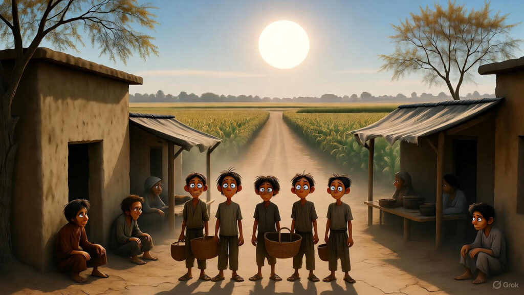 The Famine Strikes