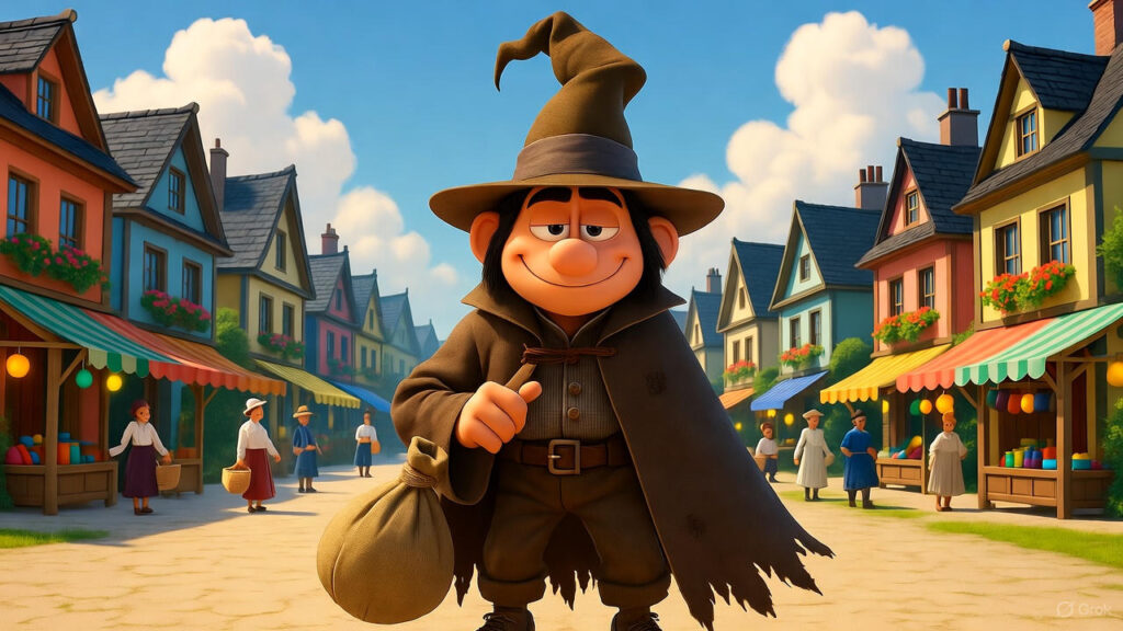 The Sneaky Thief in the Big Village