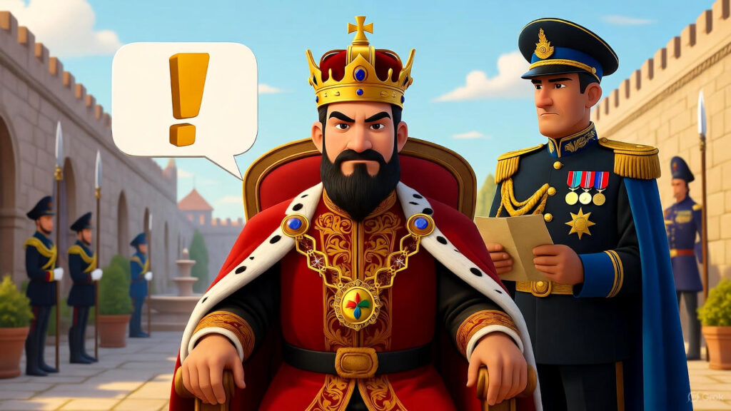 The King Sends the Commander