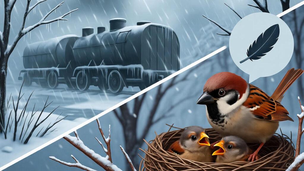 Winter's Brutal Grip on the Sparrow Family