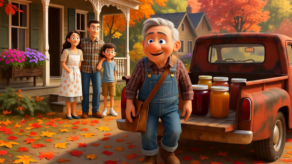 Grandpa's Surprise Arrival