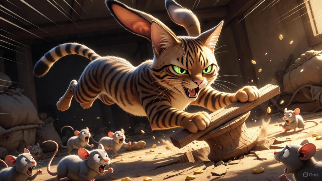 The Cat's Sudden Strike