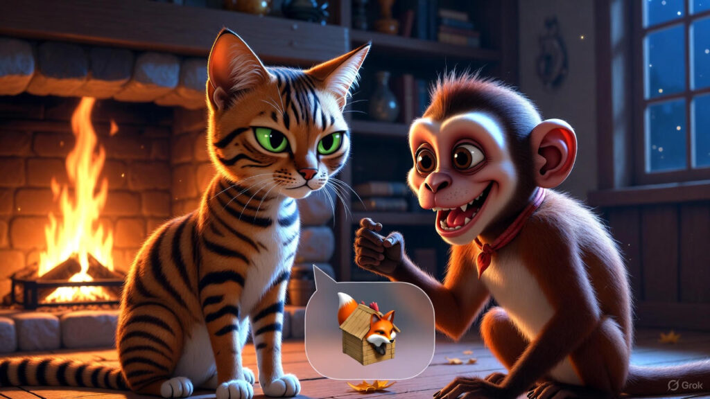 Monkey's Sly Flattery