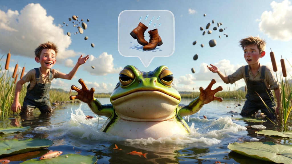 The Brave Frog's Plea