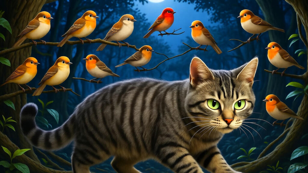 The Sneaky Cat's Empty Prowl
