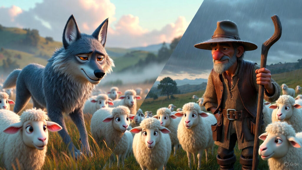The Wolf's Daily Routine Builds Trust