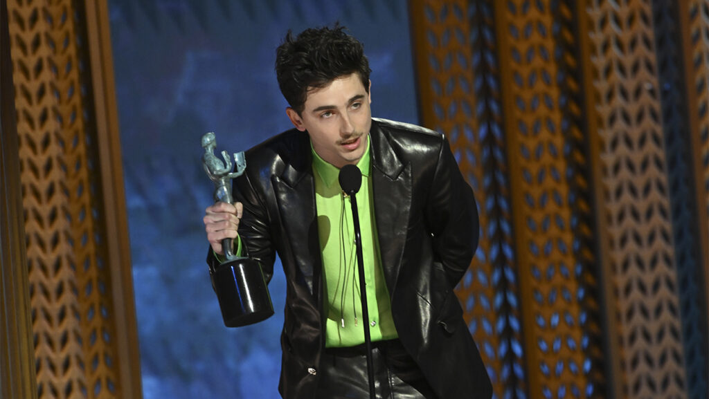 Timothée Chalamet Wins Best Actor at 2026 Critics' Choice Awards